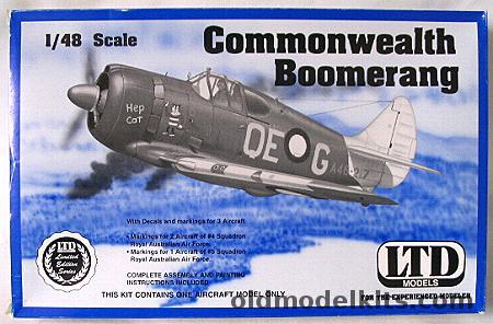 LTD 1/48 Commonwealth Boomerang CA-12, 9806 plastic model kit